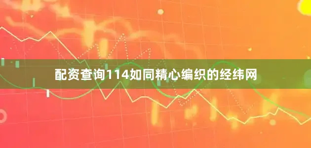 配资查询114如同精心编织的经纬网